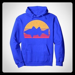 Striped Bass Retro Hoodie